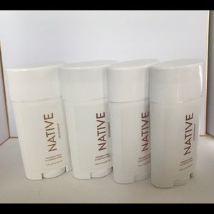Lot of 4 Native Natural Deodorant - Brand New
